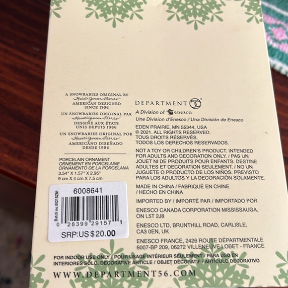 Snowbabies Ornament - Picture 3 of 5